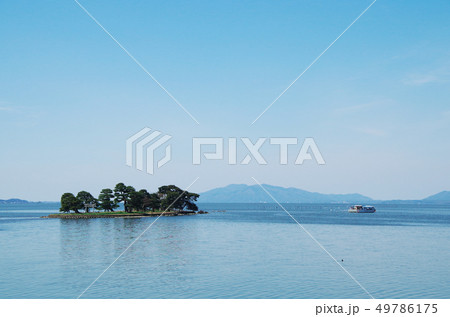 晴天の宍道湖 … 島根県 松江市 天候：晴れ 49786175