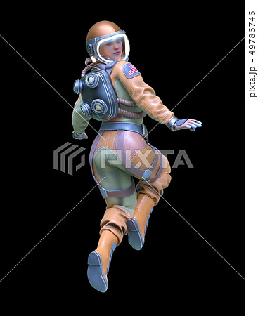 宇宙飛行士のイラスト素材