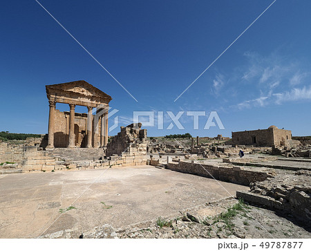 チュニジア・ドゥッガ遺跡 / Roman Ruins of Dougga, Tunisia 49787877