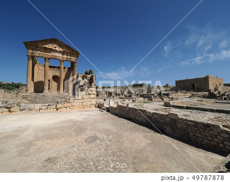 チュニジア・ドゥッガ遺跡 / Roman Ruins of Dougga, Tunisia チュニジア・ドゥッガ遺跡 / Roman Ruins of Dougga, Tunisia 49787878