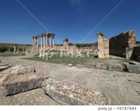 チュニジア・ドゥッガ遺跡 / Roman Ruins of Dougga, Tunisia チュニジア・ドゥッガ遺跡 / Roman Ruins of Dougga, Tunisia 49787884