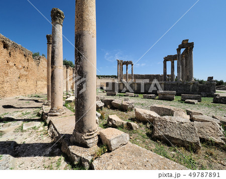 チュニジア・ドゥッガ遺跡 / Roman Ruins of Dougga, Tunisia チュニジア・ドゥッガ遺跡 / Roman Ruins of Dougga, Tunisia 49787891