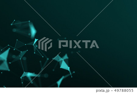 Abstract 3d rendering of chaotic structure. Plexus Abstract 3d rendering of chaotic structure. Plexus 49788055