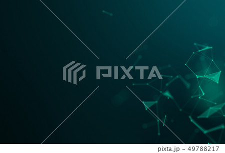 Abstract polygonal space low poly dark background Abstract polygonal space low poly dark background 49788217