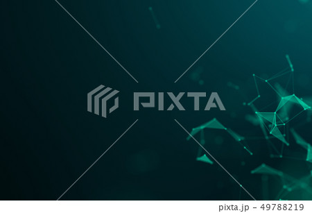 Abstract polygonal space low poly dark background Abstract polygonal space low poly dark background 49788219