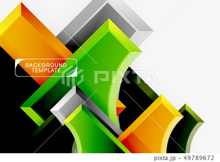 Geometric shapes abstract background 49789672