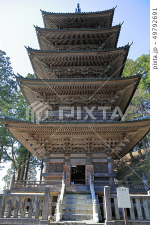 善寳寺　五重塔 49792691