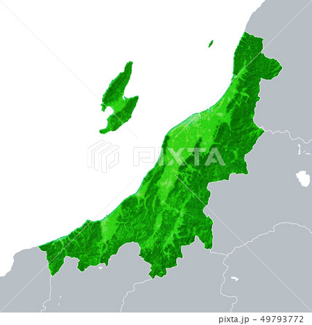 新潟県地図 49793772