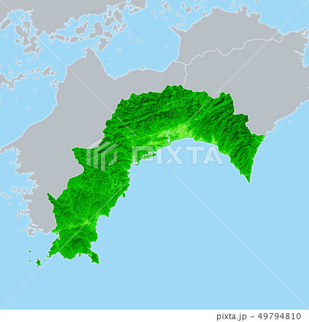 高知県地図 49794810