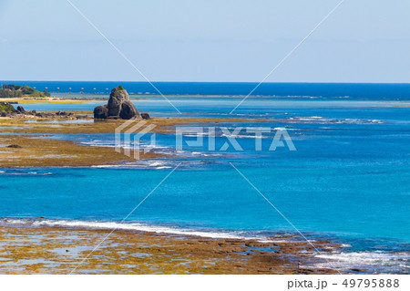 奄美大島の景色（明神崎） 鹿児島県奄美市笠利町大字用安 49795888