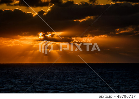 Ocean sunset 49796717