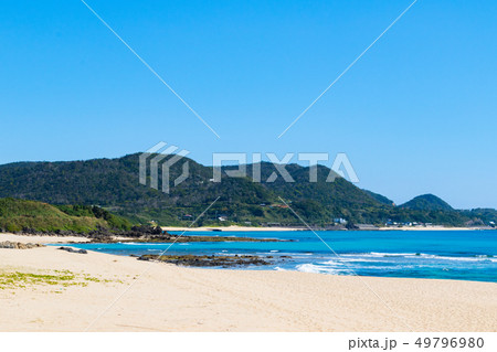 奄美大島手広海岸 鹿児島県大島郡龍郷町赤尾木 49796980