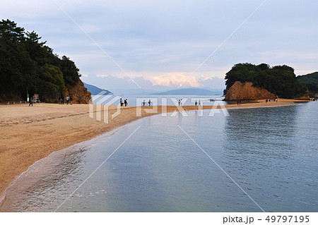【小豆島・観光名所】エンジェルロード(天使の散歩道) 【小豆島・観光名所】エンジェルロード(天使の散歩道) 49797195