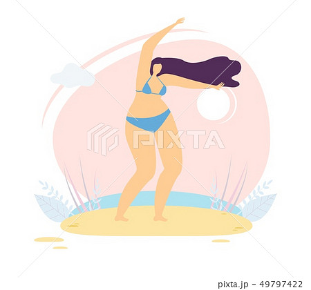 Woman Inspiration Body Positive Cartoon Poster Woman Inspiration Body Positive Cartoon Poster 49797422