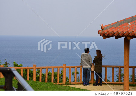 【知念岬公園】　沖縄県　南城市　初夏　3月中旬 49797623