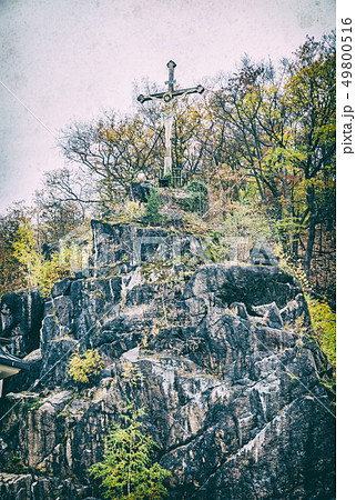 Jesus Christ on the cross, Karlovy Vary, analog 49800516