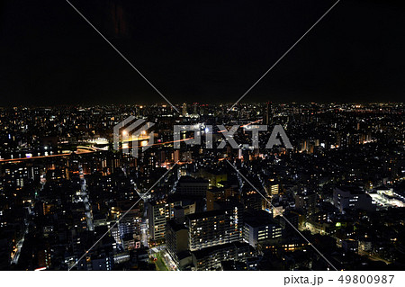 東京下町の夜景 東京下町の夜景 49800987