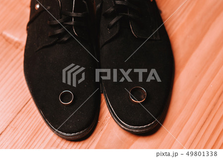 wedding rings and shoes - wedding details of the 49801338
