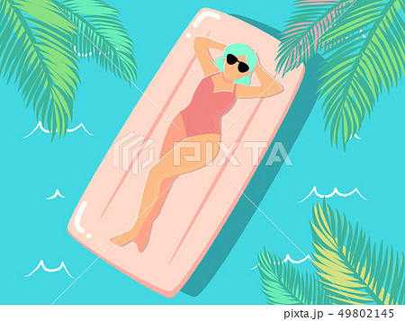 夏 リゾート 女性 49802145
