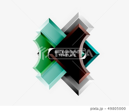 Geometrical 3d shapes background 49805000
