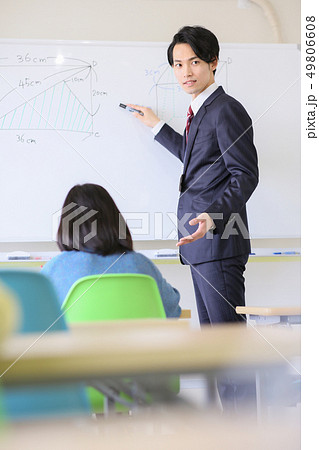 学習塾(ホワイトボード) 学習塾(ホワイトボード) 49806608