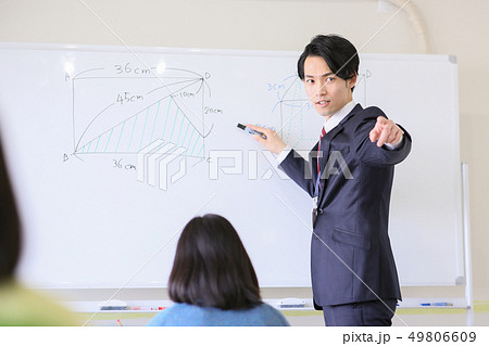 学習塾(ホワイトボード) 学習塾(ホワイトボード) 49806609