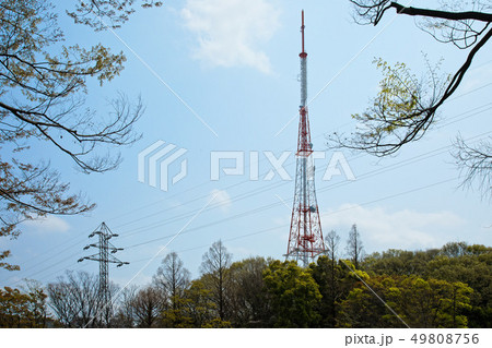 三ツ池公園とテレビ塔 49808756