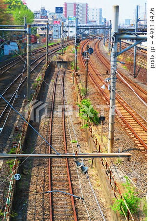 線路のある風景 線路のある風景 49813426