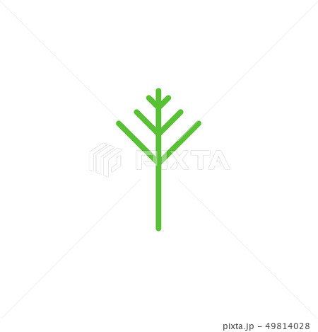 Simple Green Tree icon. Vector illustration Simple Green Tree icon. Vector illustration 49814028