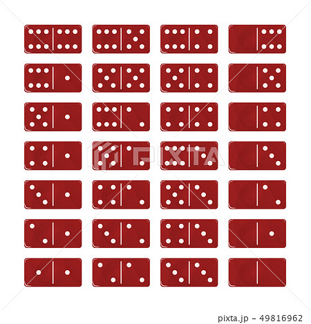 The game of dominoes. The game of dominoes. 49816962