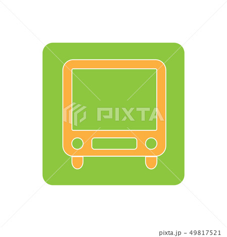 vector icon of luxury bus, vehicle or automobile 49817521