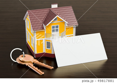 Blank business card for broker, realtor Blank business card for broker, realtor 49817881
