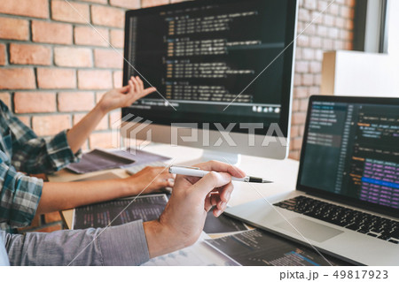 Team of Professional Developer programmer Team of Professional Developer programmer 49817923