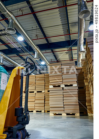 Warehouse with modern ventilation system full of Warehouse with modern ventilation system full of 49819024