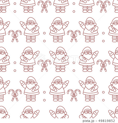 Christmas, New Year 2019 seamless pattern Christmas, New Year 2019 seamless pattern 49819852