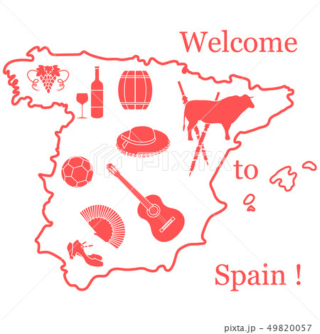various symbols of Spain Travel and leisure. various symbols of Spain Travel and leisure. 49820057