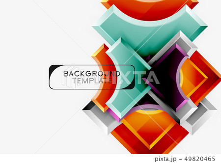Geometric shapes abstract background Geometric shapes abstract background 49820465
