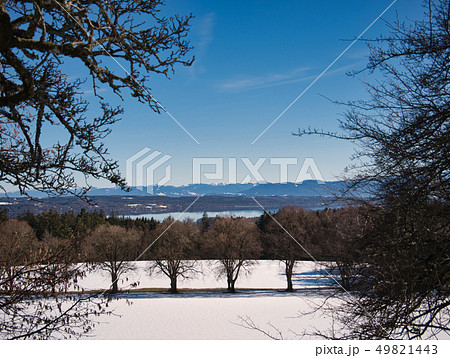 Landscape in Bavaria at Lake Starnberg Landscape in Bavaria at Lake Starnberg 49821443