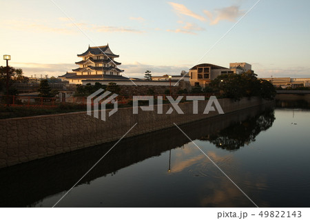 築城中の尼崎城 49822143