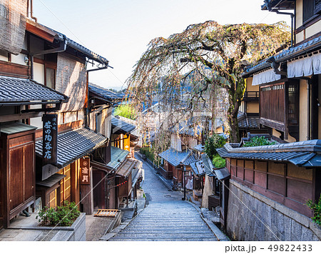 春の京都 産寧坂 朝景 春の京都 産寧坂 朝景 49822433