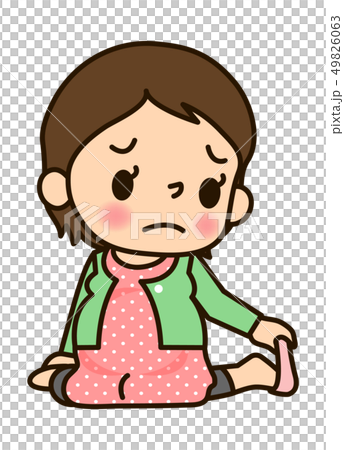 It is hard for pregnant women to wear socks It is hard for pregnant women to wear socks 49826063
