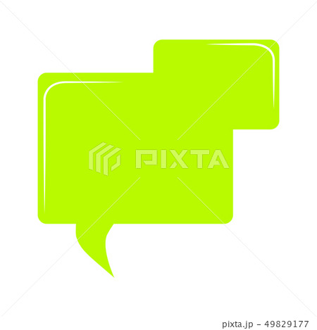 Isolated comic bubble chat 49829177