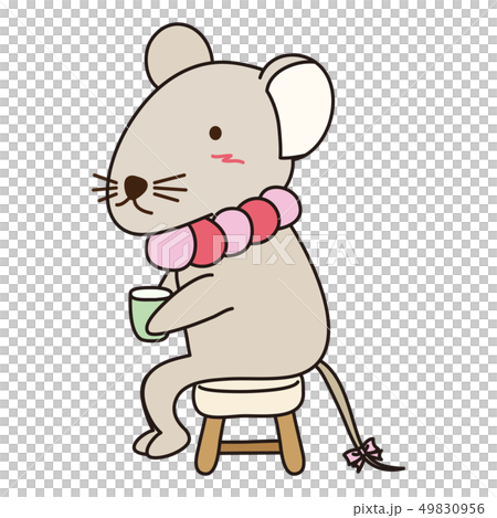 Illustration of a female rat 49830956