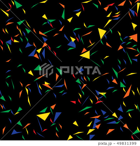 Triangles abstract confetti pattern Triangles abstract confetti pattern 49831399