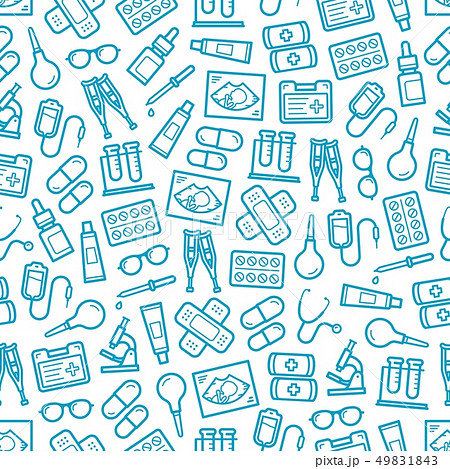 Medical hospital and pharmacy seamless pattern Medical hospital and pharmacy seamless pattern 49831843