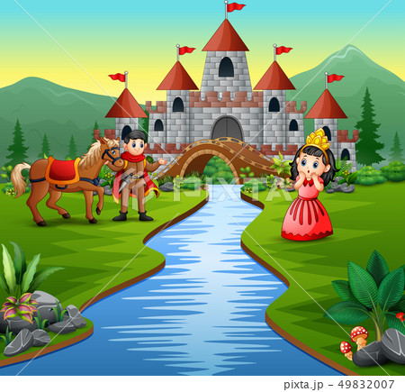 Little princess and prince in the nature Little princess and prince in the nature 49832007