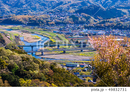 （静岡県）伊豆の国市・葛城山から望む田方平野 49832731