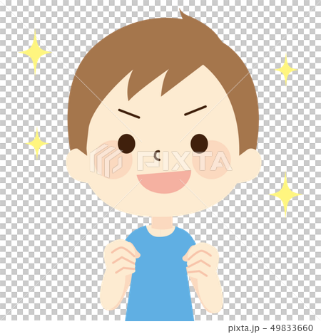 A boy who is pleased 49833660