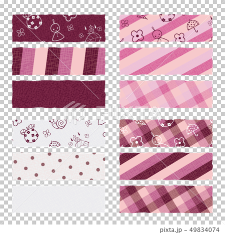 June Pattern Check Stripe Set Purple 49834074