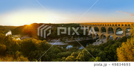 Aqueduct Pont du Gard - Provence France 49834693
